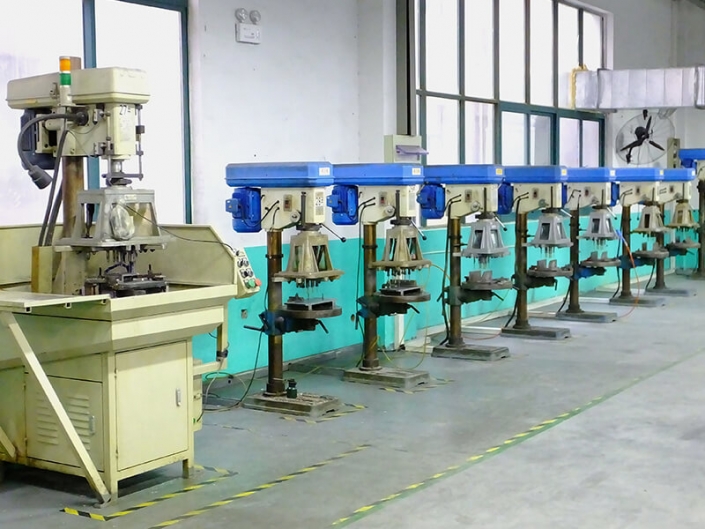 Drilling and tapping area